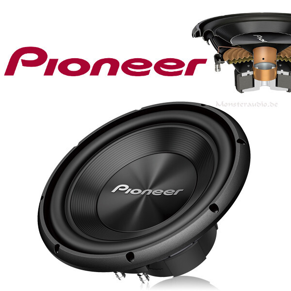 "Pioneer 1500 Watt 1 X 4 Ohm Sub TS-A300S4 30Cm Subwoofer Auto Bass 12\""-image