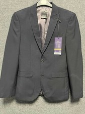 Next Slim Fit Navy Blue Blazer 36R TD025 LL 06