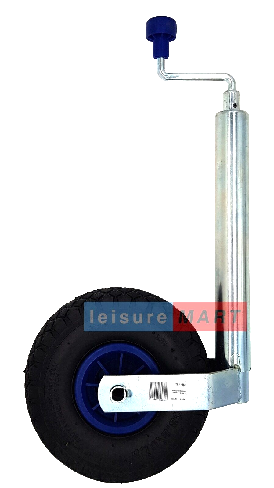 Trailer Jockey Wheel 48mm Shaft with Pneumatic Tyre for Trailers and Caravans