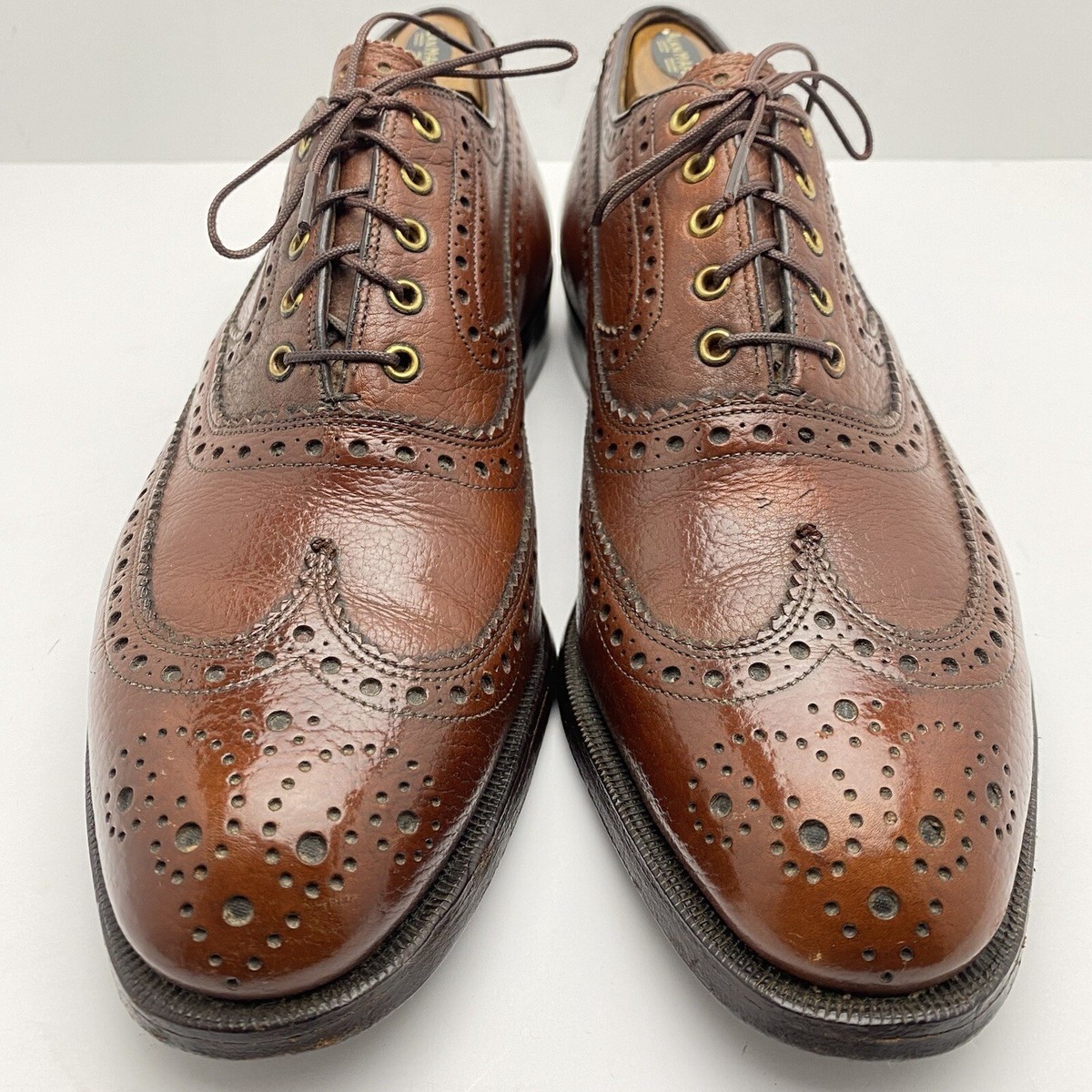 靴 60s Frank Brothers Double Sole Plain toe Vintage, Spade Sole, Frank Brothers Plain Front Oxford