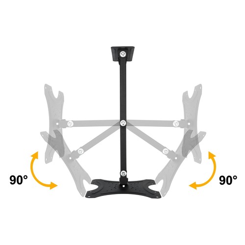 Universal Tilting TV Wall Bracket Mount Slimline Tilt 24 26 32 36 37 40 42 inch - Picture 9 of 10