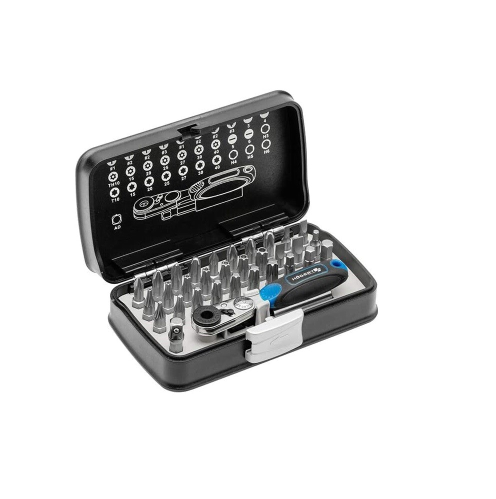 Screwdriver Bits Set of 33 pieces - HT1R460 of Hogert