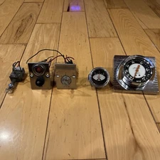 Vintage Marine Dash Gauges Set Alumacraft Airguide Ignition Lot