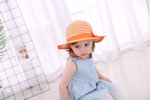 Girl Tea Party Hats Girls Straw Hat for Kids Costume Easter Princess 20" Dia - Picture 4 of 7