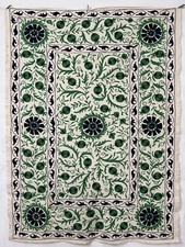Suzani Bedcover / Suzani Embroidery Throw/ Uzbek Suzani/ Boho Home Decor/ Suzani