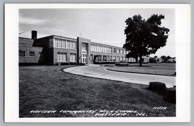 Watseka Community High School Watseka Illinois RPPC