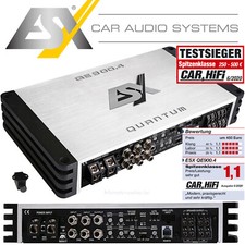 ESX QE-900.4 digitaler Verstärker 4-Kanal 900 Watt Auto Endstufe klein Quantum