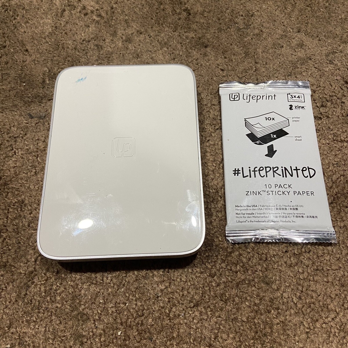 Lifeprint Wireless Video/Photo Printer 3x4.5