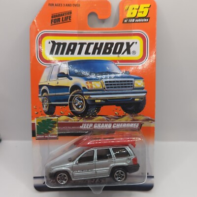 Matchbox Great Outdoors Jeep Grand Cherokee #65 Silver