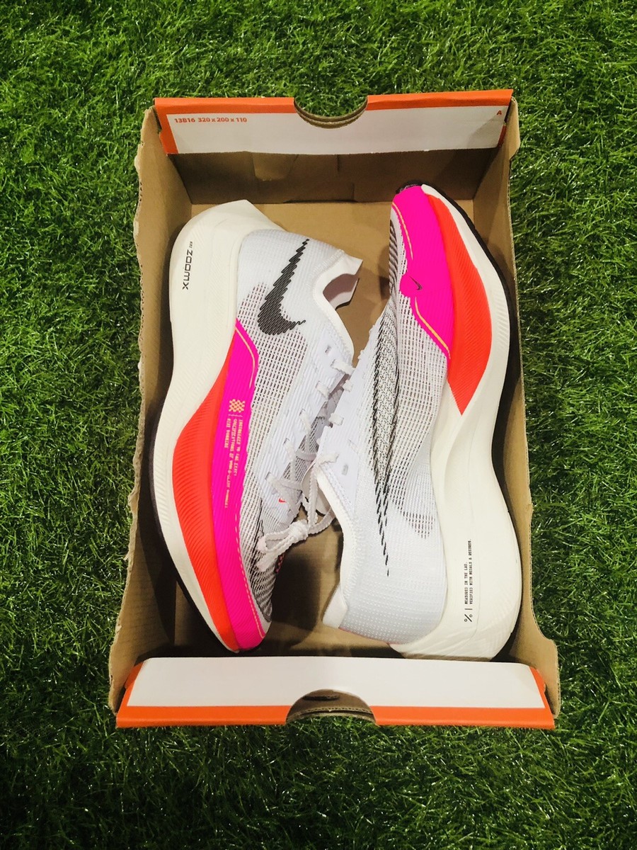 Nike ZoomX Vaporfly Next% 2 White Womens Multi Sizes DJ5458