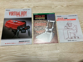 Nintendo Virtual Boy VB Console VUE-S-RA with Box & Game Set Tested