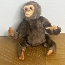 Vintage Steiff Jocko Mohair Monkey Chimpanzee Jointed No Tag 6