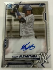 2021 Bowman Chrome Prospects Autographs KEVIN ALCANTARA #CPA-KA (AUTO)