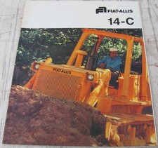 Fiat Allis 14-C Crawler Dozer CM-1461 Sales Brochure