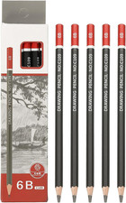 6B Drawing Pencils for Sketching, 12PCS Sketch Pencils for Drawing Art Pencils G