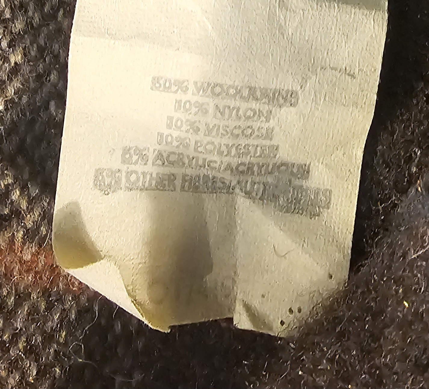 Canadian Lumber Jac Vintage Mens Small Wool Jacket Brown 70s Plaid Flannel 