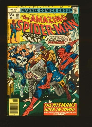 Amazing Spider-Man # 174 - Punisher appearance VF/NM Cond