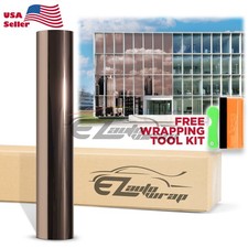 Window Tint One Way Mirror Film Chrome Style Uv Heat Reflective Home Office