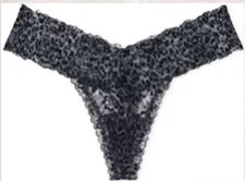 Victoria's Secret Lacie Lace Lace-Up Thong Panty NWT