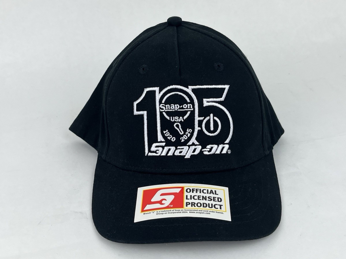 SnapOn Flexfit Style Hat. 105th Anniversary L/XL Black | eBay