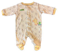 Vintage Child of Mine Carters Baby Sleeper 0/3 Month Chick Frog Duck Best Friend