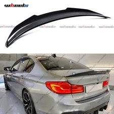 FOR 17-2023 BMW 5-SERIES G30 530I 540I M550I PSM CARBON LOOK REAR TRUNK SPOILER