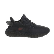 adidas Yeezy Boost 350 V2 Lace Up Youth Boys Black Sneakers Casual Shoes GX379