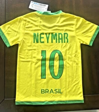Neymar #10 Brasil Youth Sz 8 Jersey+Shorts+Socks  Brand New W-Tags.