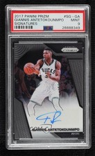 2017-18 Panini Prizm Signatures Giannis Antetokounmpo #SG-GA PSA 9 MINT Auto o1u