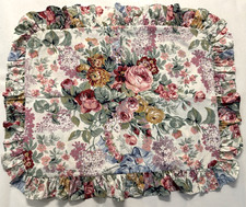 Vintage Ralph Lauren ALLISON Floral Ruffled Standard Sham  1 piece  Never Used