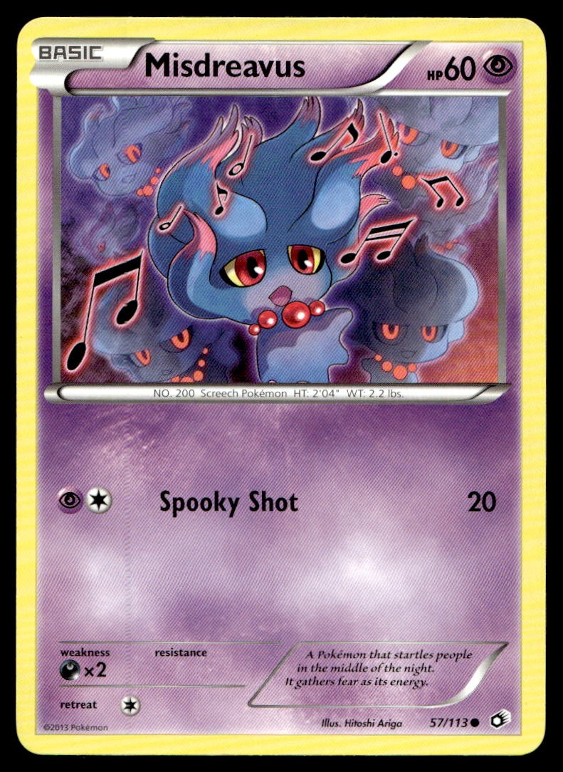 LP Misdreavus [Legendary Treasures 57/113] Common Pokemon TCG