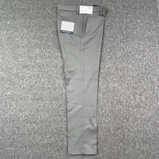 Haggar H26 Performance Dress Pants Mens 30x30 Gray Slim Fit Super Flex Waist NEW