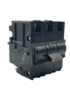 Federal Pacific Stab Lok NA320 20-Amp 3-Pole NA Circuit Breaker 20A 3P ~FLAWED~