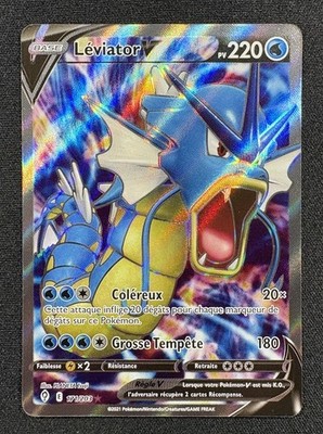Pokemon Karte: Leviator V Full Art 2021 Himmlische Evolution 171/203 NM  