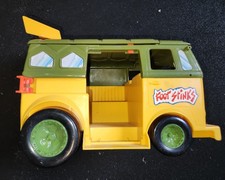 Vintage 1989 TMNT Party Wagon Teenage Mutant Turtle Van (Playmates) Incomplete