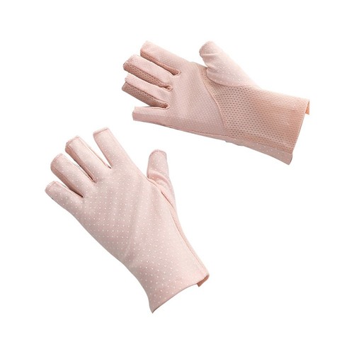 Fingerless Gloves Non Slip UV Protection Driving Gloves Summer ...