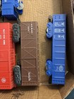 Lot Of 7 Vintage O Gauge Marx Train Cars. Box Cars. Tank Car — photo 3
