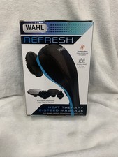 WAHL REFRESH Terapia de Calor Masajeador de 2 Velocidades 4 Cabezales de Accesorio Nuevo Caja Abierta