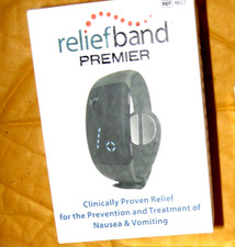 Relief Band Premier 2.0 Wristband, Nausea Motion Sickness, New Open Box