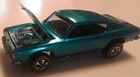 Vintage Hot Wheels Redlines Custom Barracuda Blue Aqua USA Base 1967