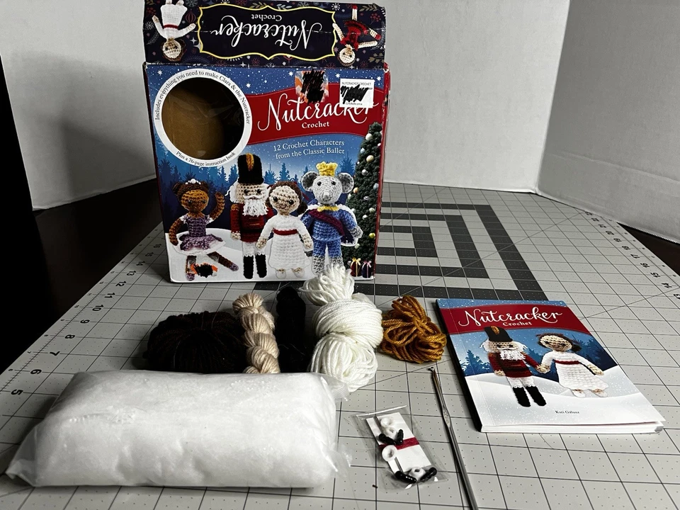 Nutcracker Crochet Book, Patterns and Supplies for 2 of the 12 Characters - Image 3 of 4