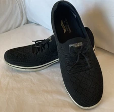 Skechers Women's Arch Fit Uplift Perfect Dreams Blk Slip On Sneakers Sz 9.5