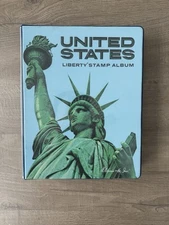 1990 HE Harris Liberty Stamp Binder & Pages  From 1847- 1989 New! No Stamps Incl