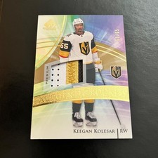2020-21 SP Game Used Gold Patch #167 Keegan Kolesar /65 Vegas Golden Knights