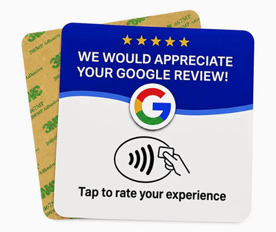 NFC Google Review Card | Tap to Review SHIPS SAME DAY 
