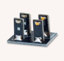 ALMROSE 4-30011 Scala HO Kit PCB LED 0603 rosso/bianco caldo per ROCO E626