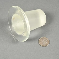 BIG Kimax Ground Glass Flathead Flask Bottle Stopper # 45, Apothecary Lab Pyrex