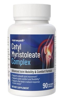 NANOWELL Cetyl Myristoleate Complex Joint Mobility Comfort Formula 90 Capsules