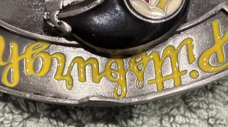 De colección Pittsburgh Steelers NFL Siskiyou Cinturón Hebilla 1987 Edición Limitada. 8833/10.000 Foto 3 de 4