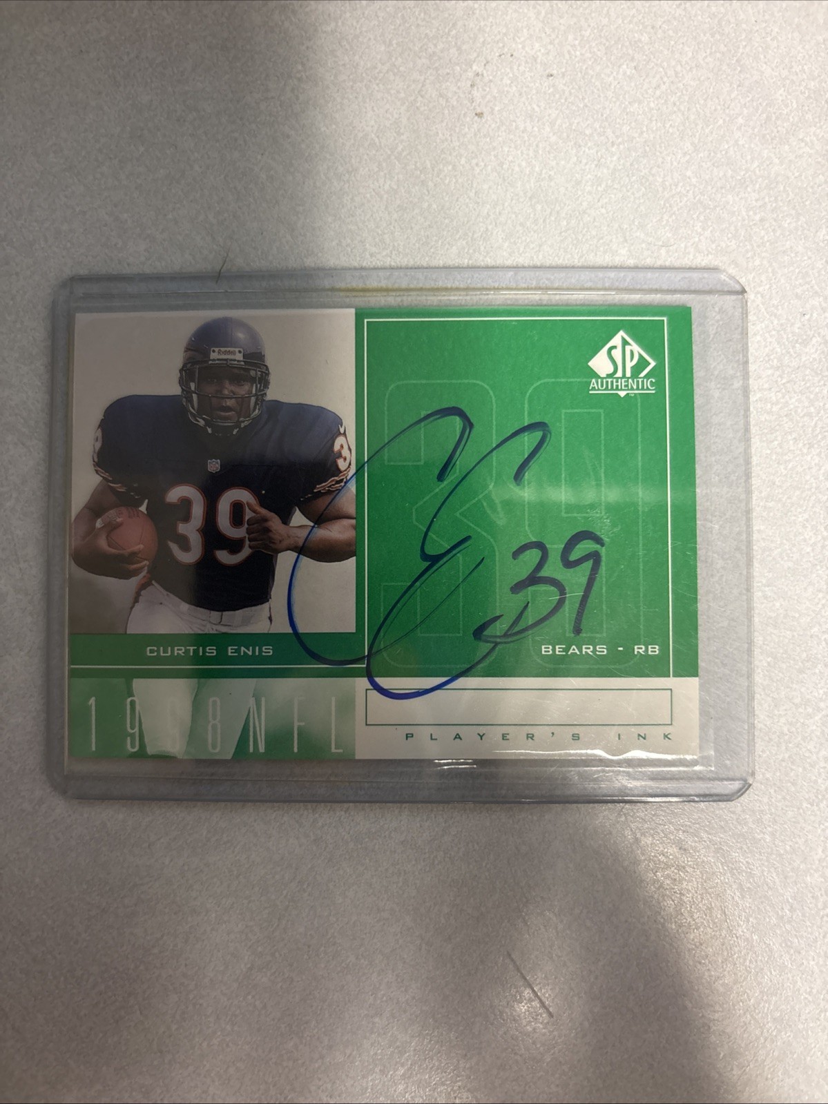 Curtis Enis SP Authentic Player's Ink #CE Base